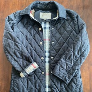 Burberry kids classic quilted jacket 10y